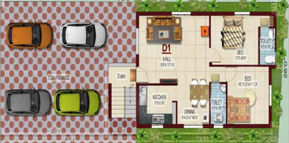 Images for Cluster Plan of Saravana Diamond Pearl and Coral