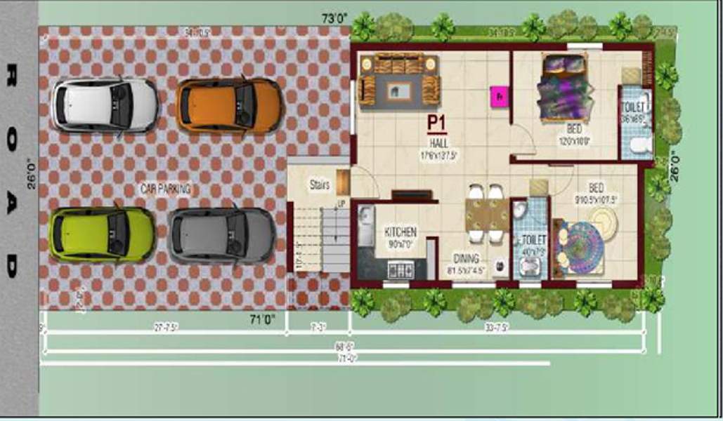 Images for Cluster Plan of Saravana Diamond Pearl and Coral