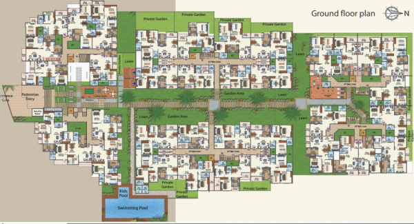  suraksha-marvella North Block Cluster Plan