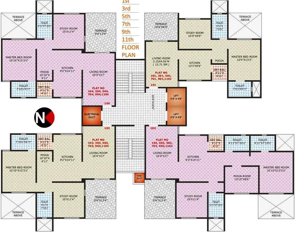 Images for Cluster Plan of Sneh Yashoda Heights
