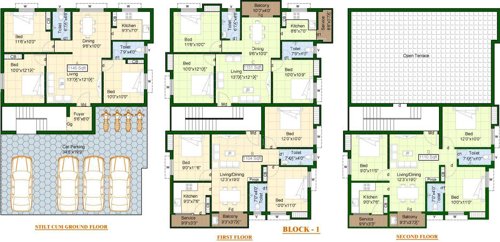 Images for Cluster Plan of Priya Sun Shine Apartment Images for Cluster Plan of Priya Sun Shine Apartment