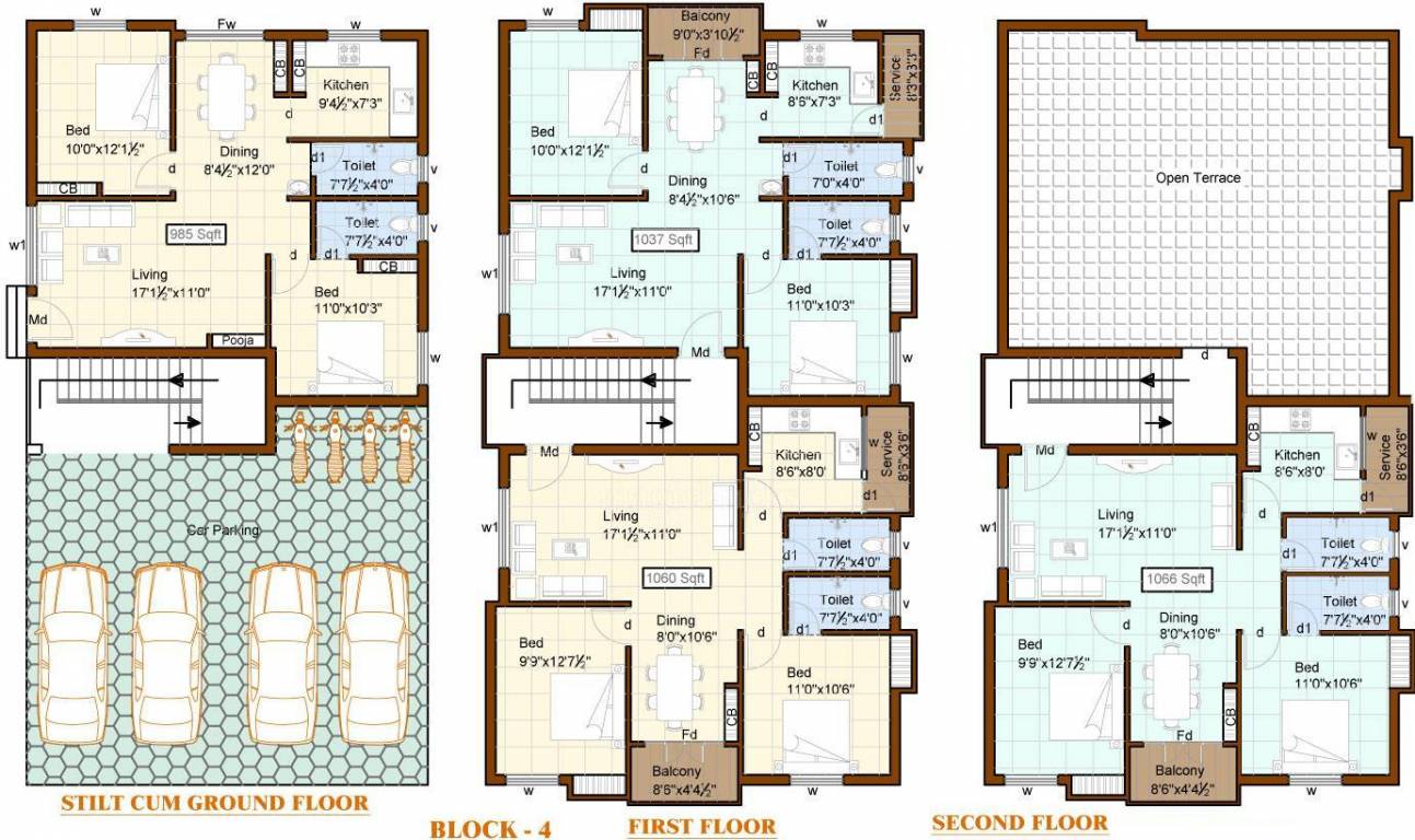 Images for Cluster Plan of Priya Sun Shine Apartment