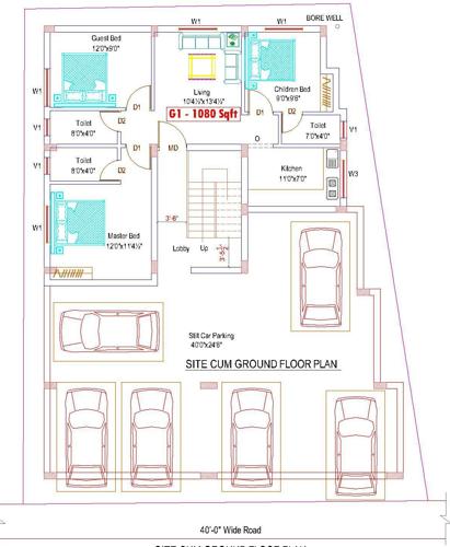 Images for Cluster Plan of Adan Lake View Apartment