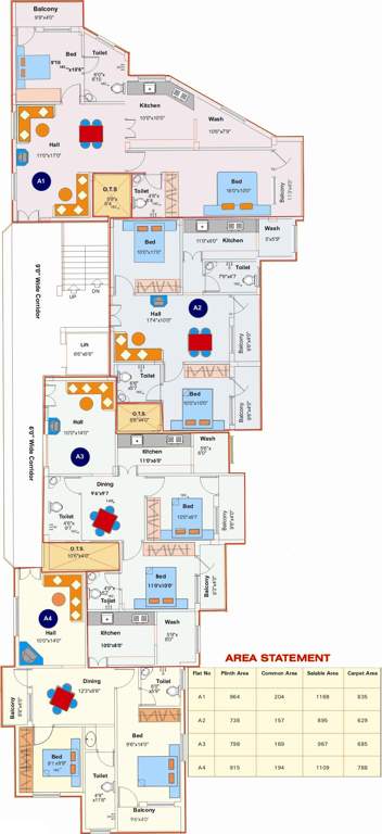 Images for Cluster Plan of Subiksham Angel Tower