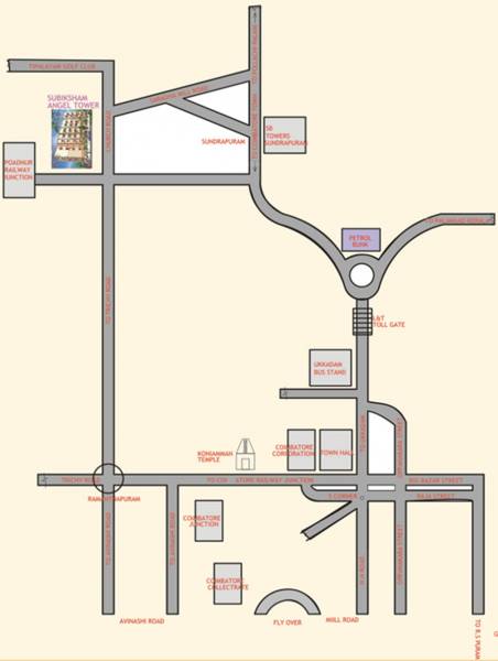 Images for Location Plan of Subiksham Angel Tower Images for Location Plan of Subiksham Angel Tower