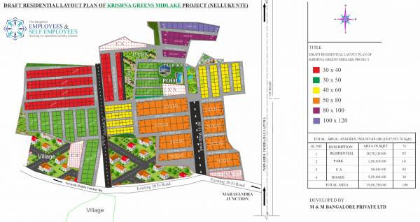  krishna-greens-midlake Layout Plan