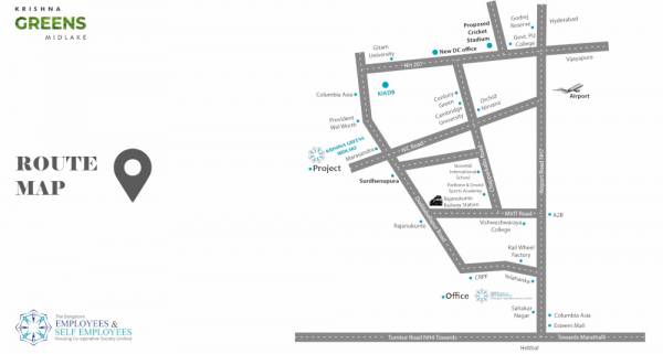  krishna-greens-midlake Location Plan