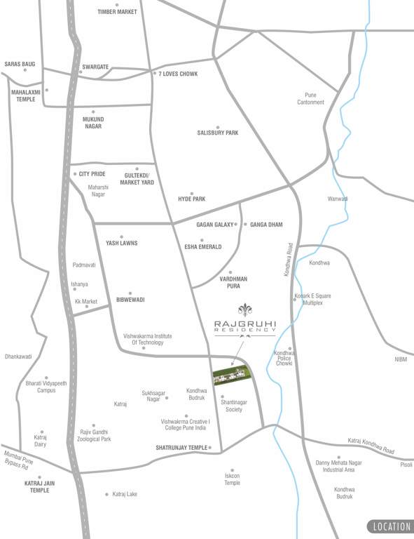 rajgruhi residency Images for Location Plan of Yuvraj Rajgruhi Residency