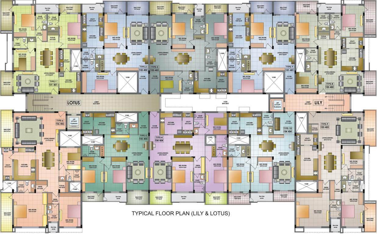 Images for Cluster Plan of Sri Sri Brindhavan Garden