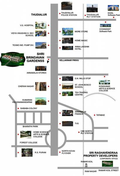 Images for Location Plan of Sri Sri Brindhavan Garden Images for Location Plan of Sri Sri Brindhavan Garden