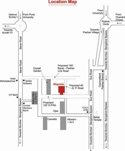  magnolia Images for Location Plan of Paranjape Magnolia