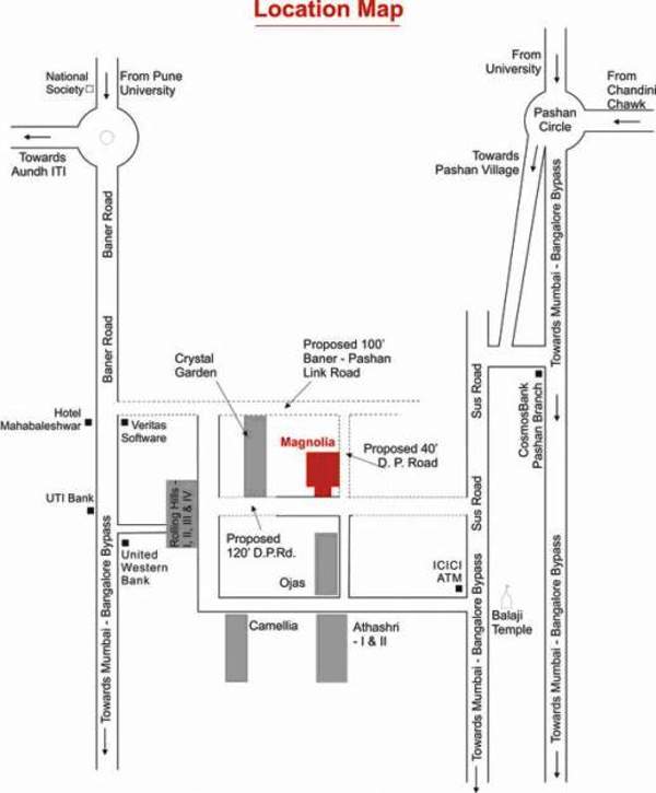  magnolia Images for Location Plan of Paranjape Magnolia