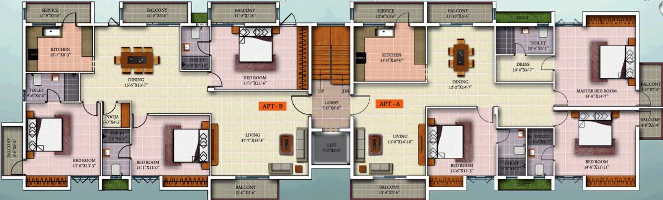 kamal Images for Cluster Plan of Trisquare Kamal
