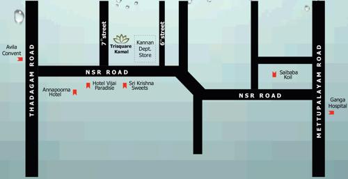 kamal Images for Location Plan of Trisquare Kamal