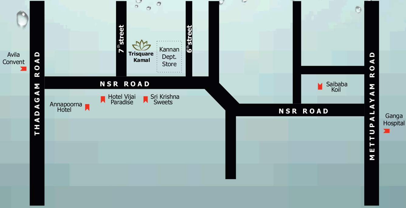 kamal Images for Location Plan of Trisquare Kamal