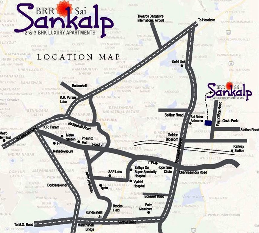 Images for Location Plan of BRR Properties Sai Sankalp
