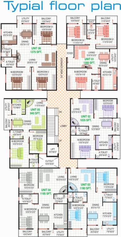 Images for Cluster Plan of Laavanya May Flower Reisdency