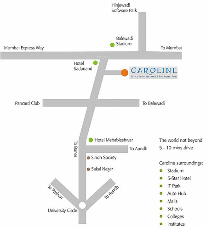 tejas group caroline Location Plan