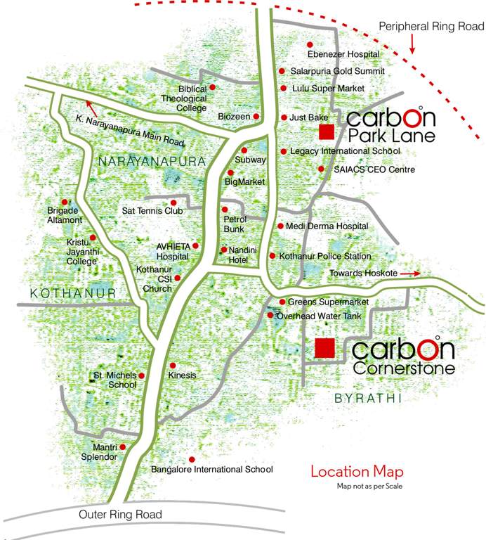 cornerstone Images for Location Plan of Carbon Cornerstone