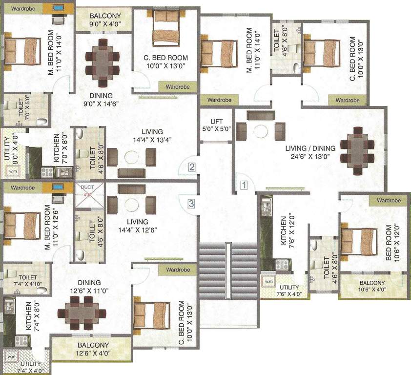 Images for Cluster Plan of Sri Sai Jyothi Greens Group Sri Sai Jyothi Greens