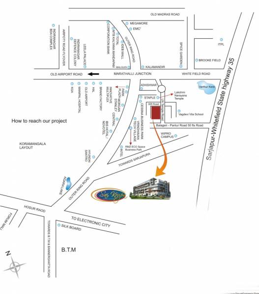  saikrupa-apartment Location Plan