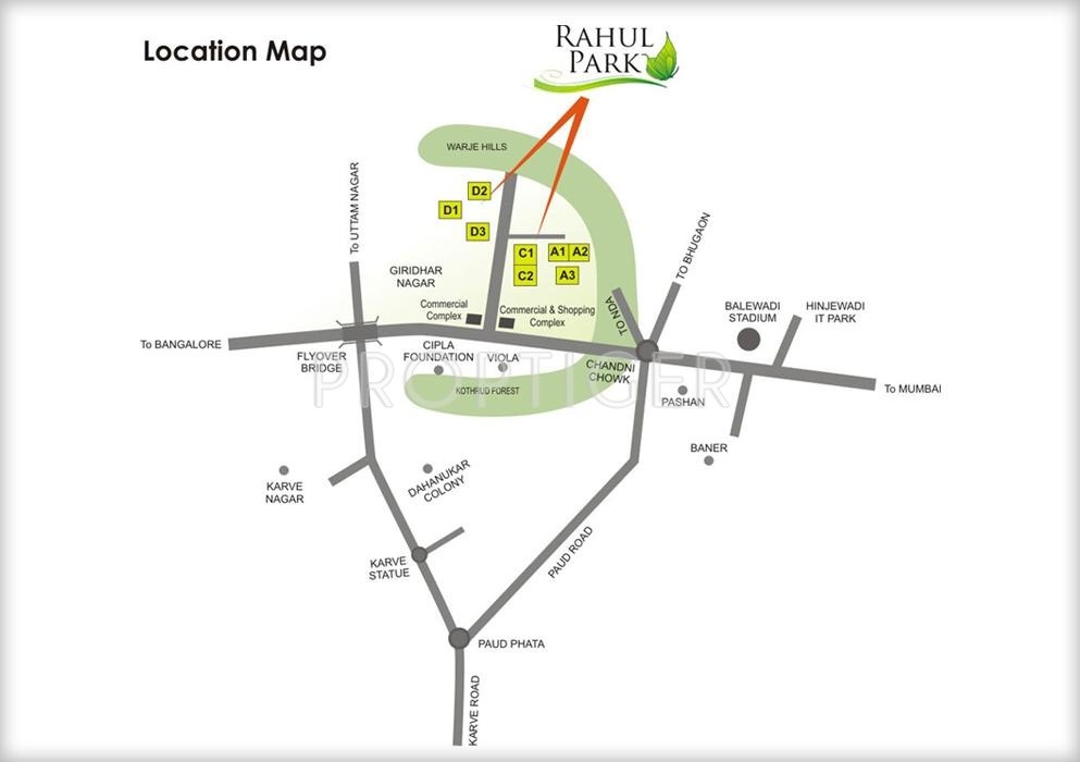 Images for Location Plan of Rahul Construction Rahul Park