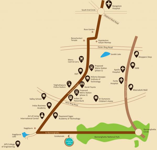 Images for Location Plan of Sunland Serene Hills Images for Location Plan of Sunland Serene Hills