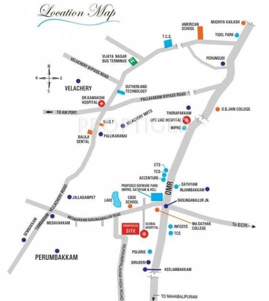 Images for Location Plan of Rajarathnam RC Blossoms
