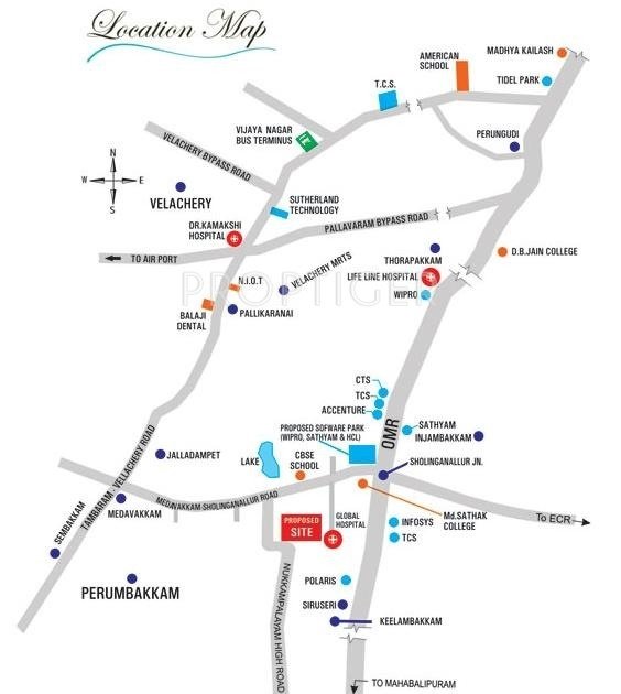 Images for Location Plan of Rajarathnam RC Blossoms