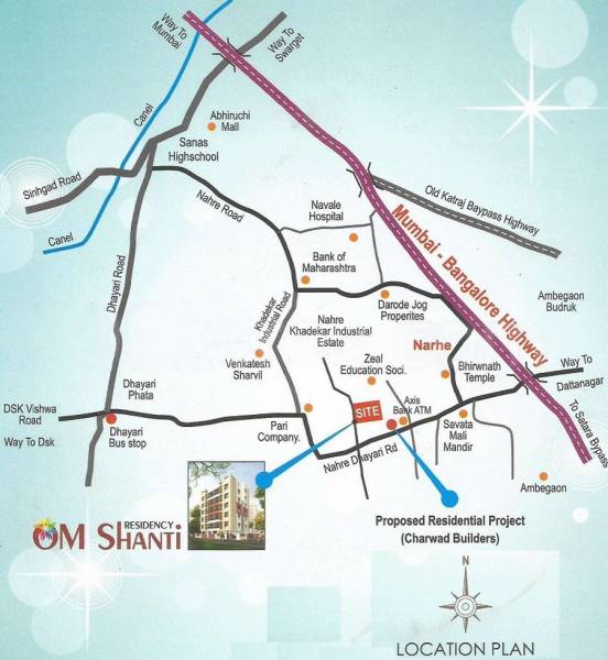 Images for Location Plan of Prosperity Om Shanti Residency Images for Location Plan of Prosperity Om Shanti Residency