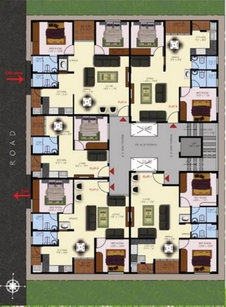 Images for Cluster Plan of Mahendra AK Brindavan