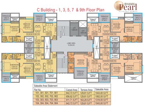  bhama-pearl Images for Cluster Plan of Aastha Bhama Pearl