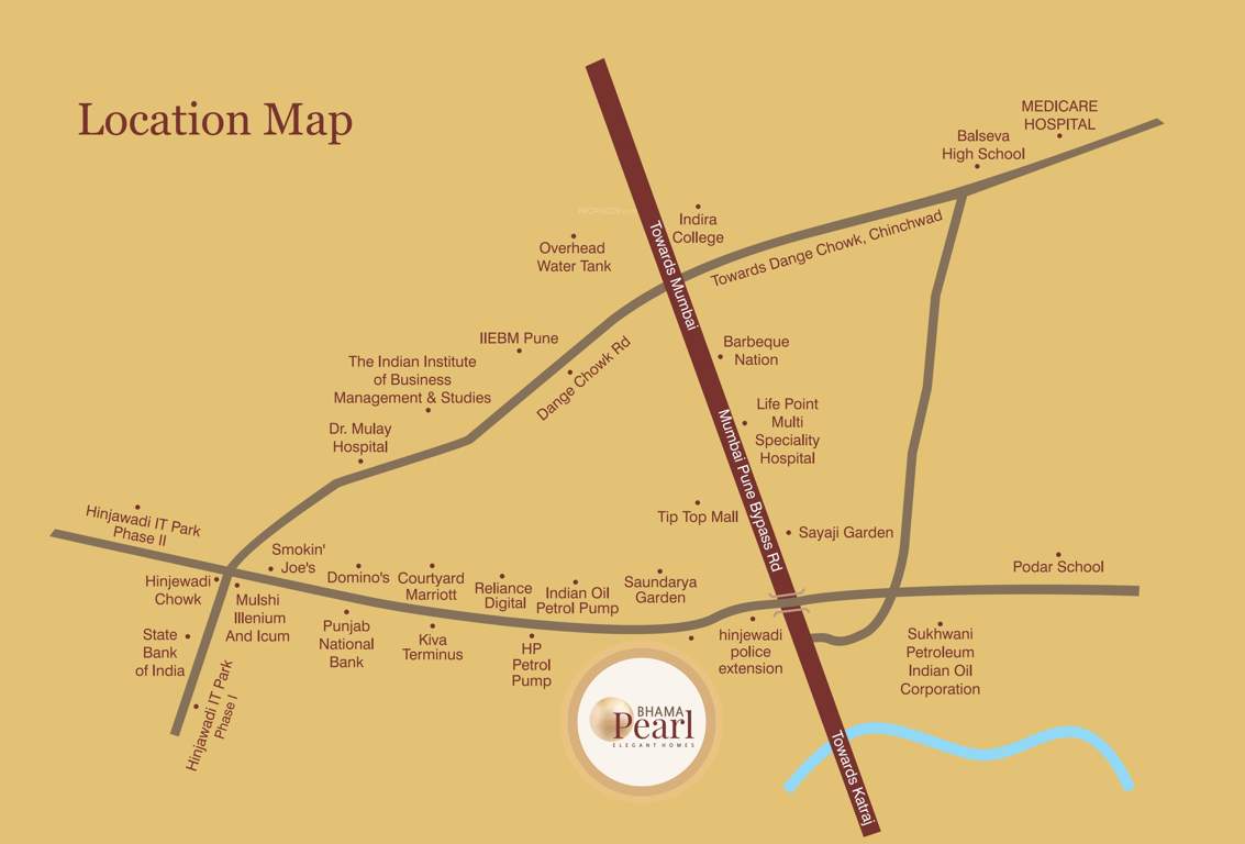  bhama pearl Images for Location Plan of Aastha Bhama Pearl
