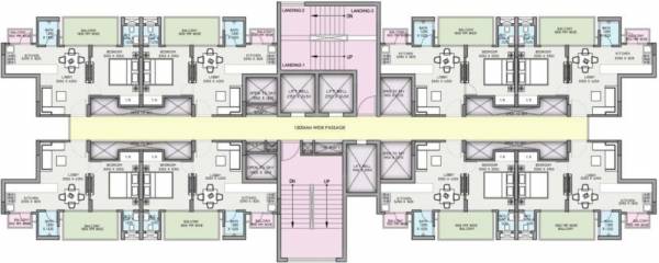 Images for Cluster Plan of Supertech Scarlet Suites