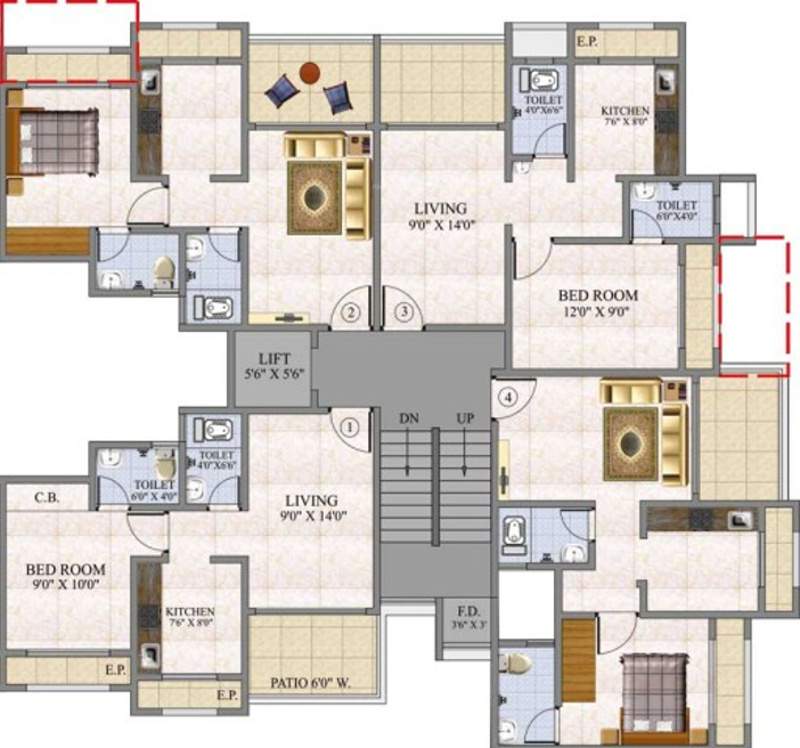 Images for Cluster Plan of JH Regency Paradise