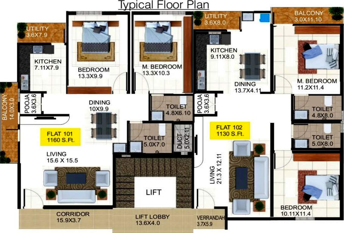 Images for Cluster Plan of Laavanya Swarnamukhi Residency