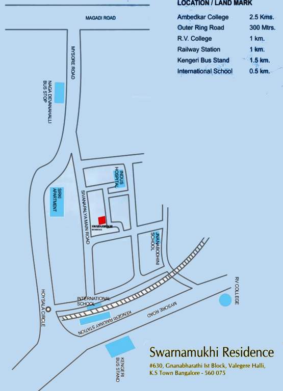 Images for Location Plan of Laavanya Swarnamukhi Residency