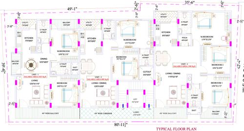 Images for Cluster Plan of Laavanya MNR Residency Images for Cluster Plan of Laavanya MNR Residency