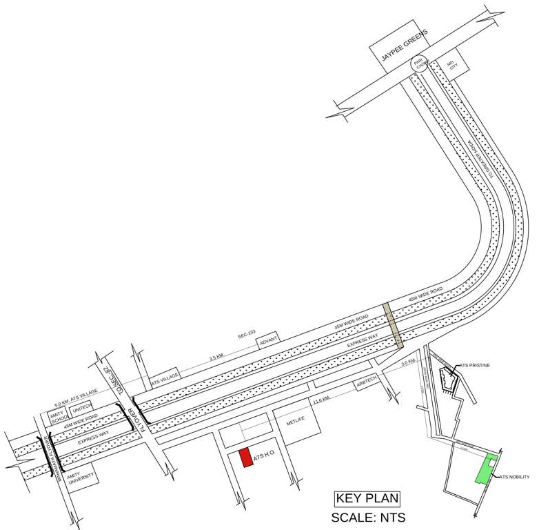  le grandiose Images for Location Plan of ATS Le Grandiose