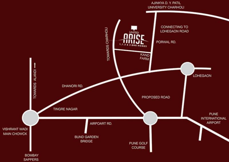  arise Images for Location Plan of United Real Infra Arise