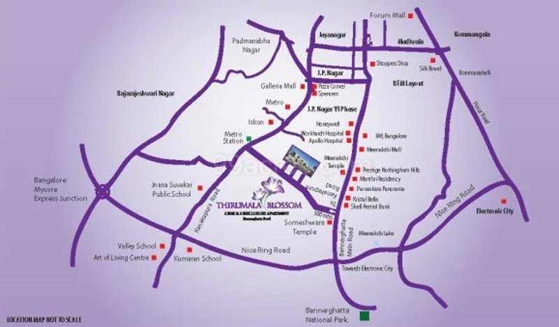 Images for Location Plan of Vestaa Groups Thirumala Blossom Apartments