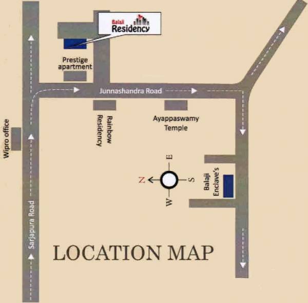Images for Location Plan of Vestaa Groups Balaji Residency