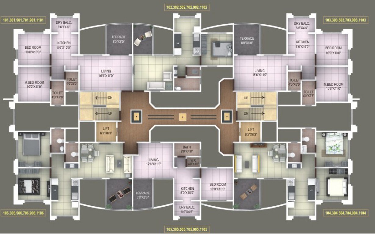  orient palace Orient Palace Cluster Plan