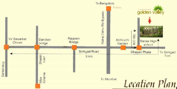 Images for Location Plan of Om Padmanabh Golden Valley