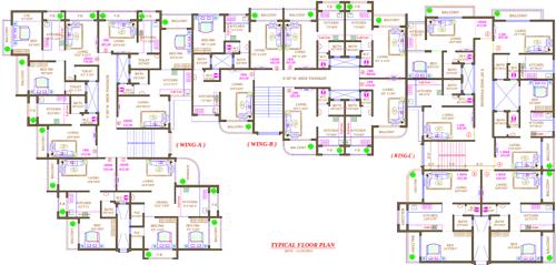  housing 1082 sqft 3 bhk Apartment Royal Palms India Ruby Isle Other
