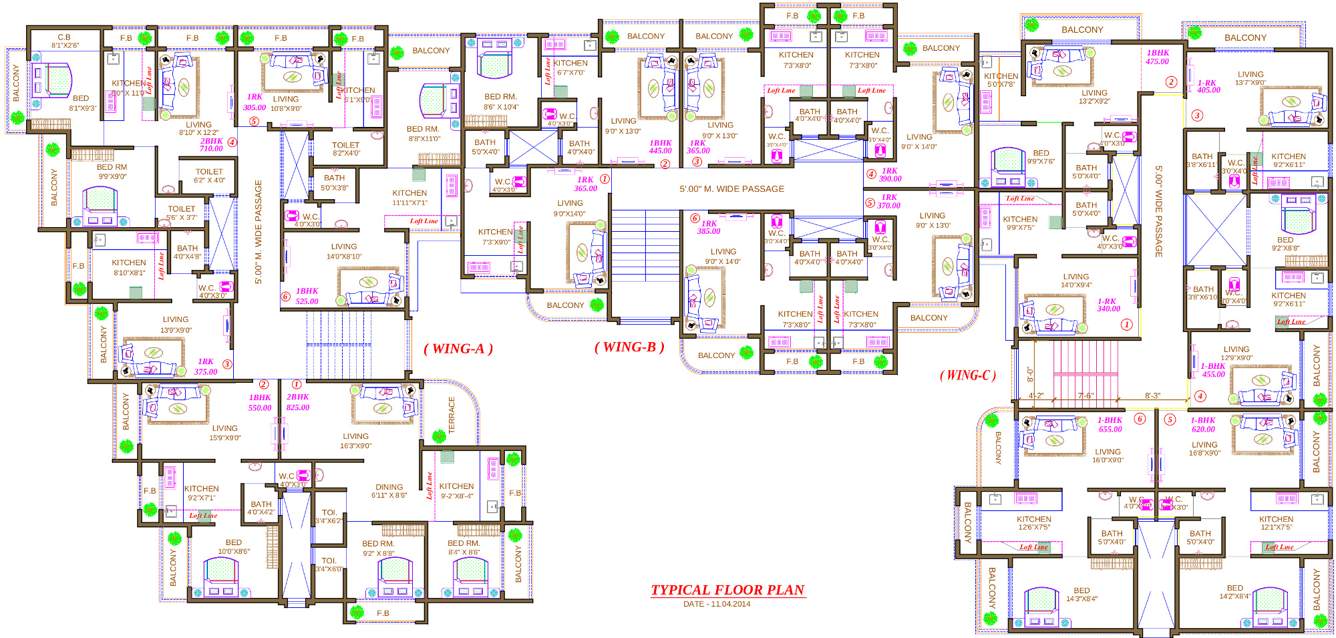  housing 1082 sqft 3 bhk Apartment Royal Palms India Ruby Isle Other