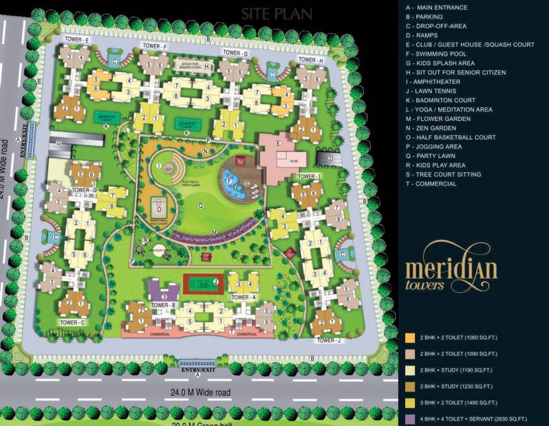 Images for Site Plan of VVIP Meridian Tower