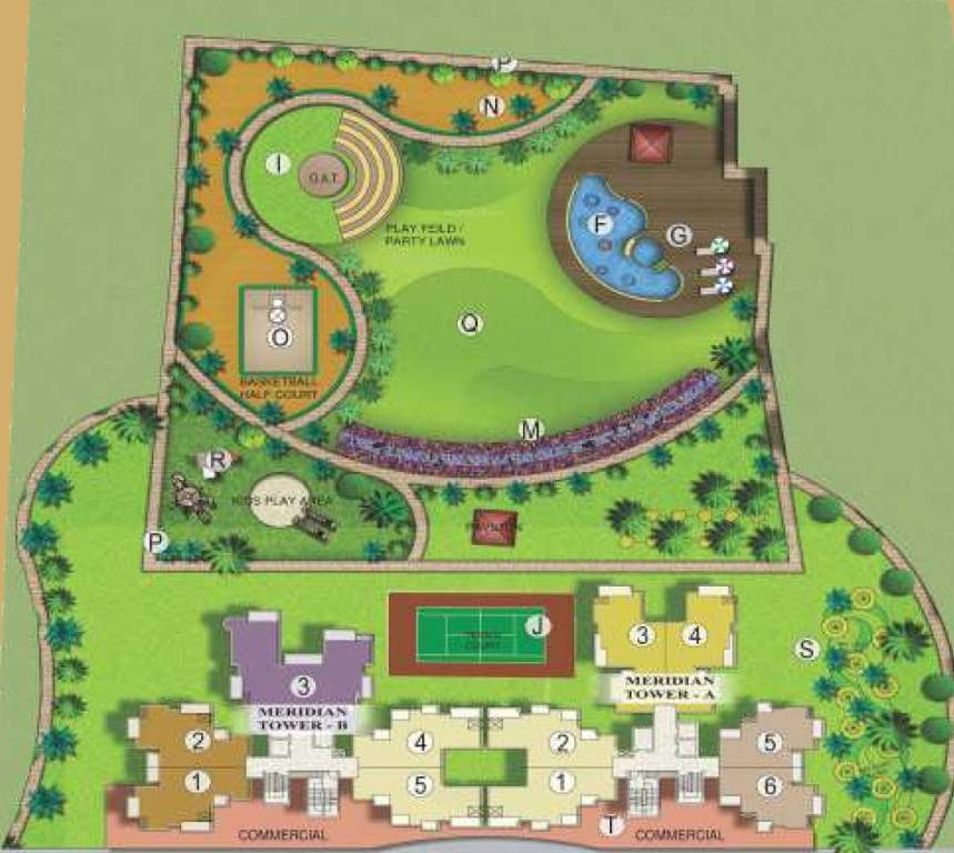 homes ph 2 Images for Layout Plan of VVIP Meridian Tower
