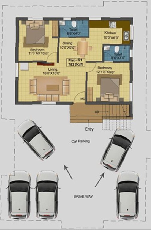 Images for Cluster Plan of Maanasri Anusri Flats