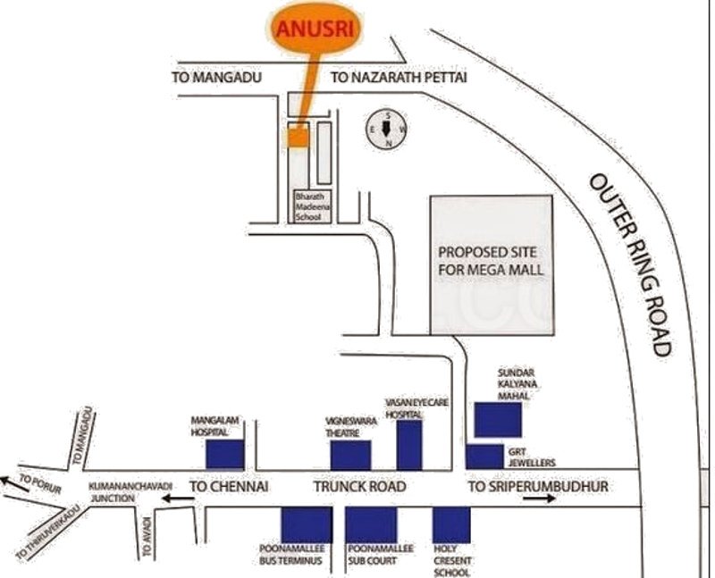 Images for Location Plan of Maanasri Anusri Flats
